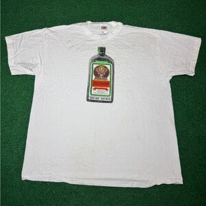 Jagermeister Shot Drinker Vintage 90s Y2K XL Liquor Alcohol Promo T Shirt